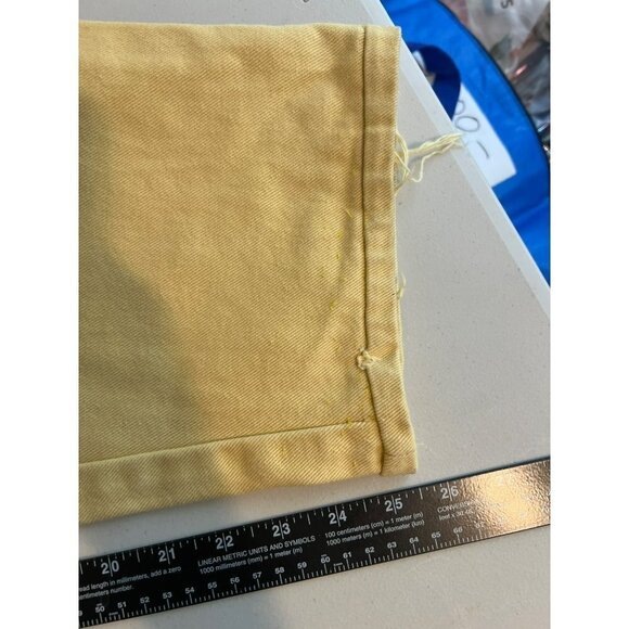 Gitano Yellow Jeans Size 40 100% Cotton Vintage Baggy Jean 90s Y2K - Picture 8 of 10